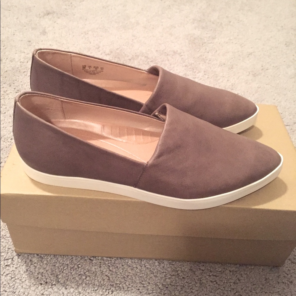 Platform Slide On Flats